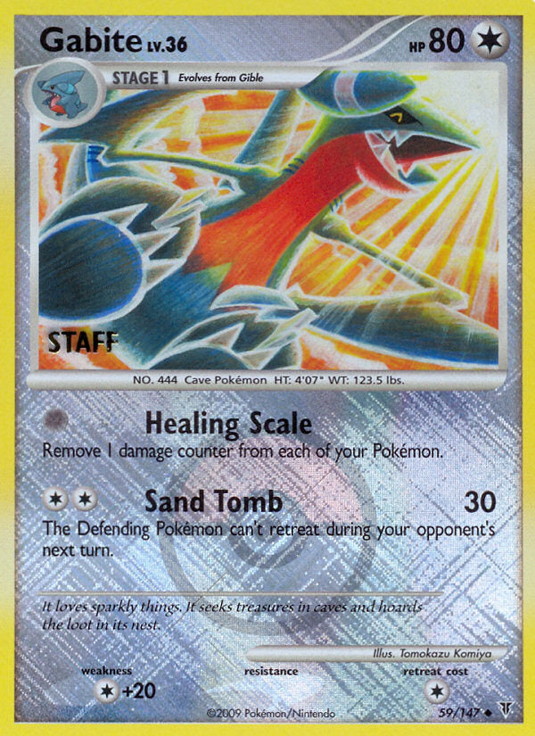 Supreme Victors Gabite #59 Staff Promo